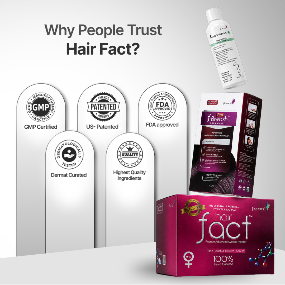 F102 + EMU Oil + Redensyl + Pro Biwash shampoo