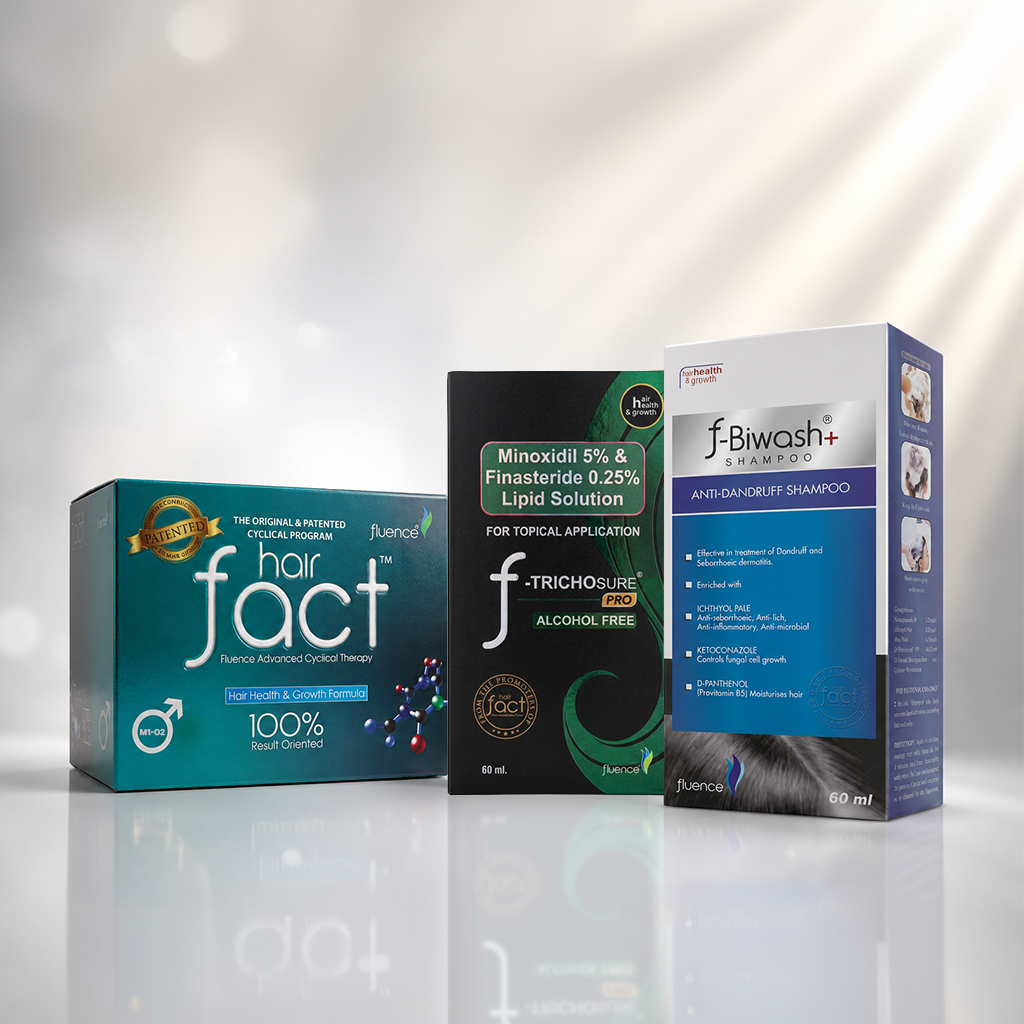 M102 + Minoxidil 5% + 0.25% Finasteride + Biwash shampoo